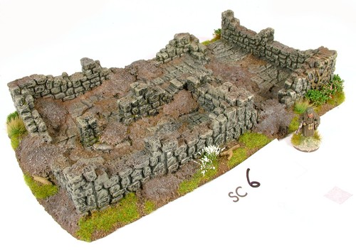 28mm scale model ruins - scale,