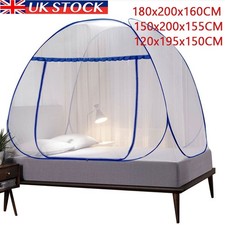 Portable Pop Up  Double Bed Mosquito Net Tent Mongolian Yurt Style with Zipper 