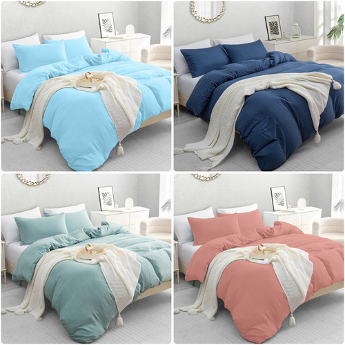 Zip duvet cover set - zip,
