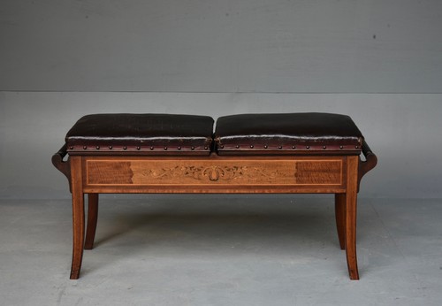 19th century mahogany inlaid