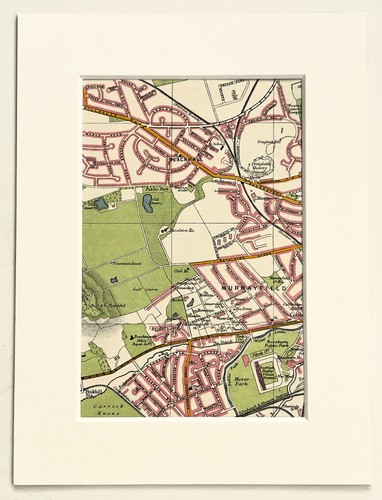 Vintage 1955 edinburgh - 1955, map