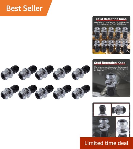 10pcs coolant pull stud - 10pcs, 45°
