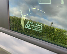 3x Warning Vehicle is Alarmed