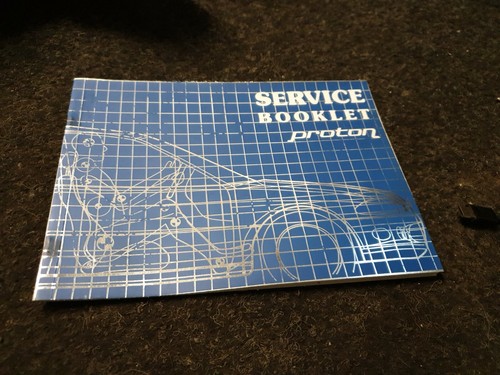 Proton service history booklet - history,