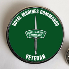 Royal Marines Commando Veteran Military Army lapel pin badge