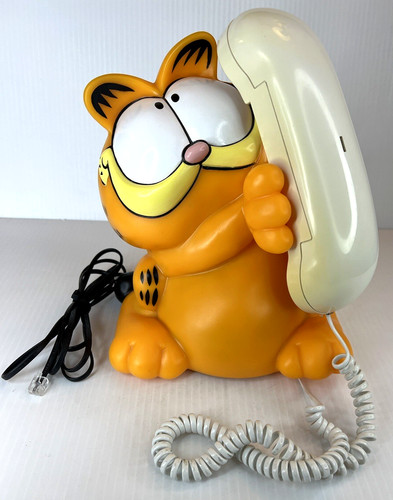 Garfield talking vintage - garfield, phone