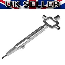 Locksmith Tool Cam Turner Cylinder Gauge Spindle Turner Lock Cylinder Rod Silver