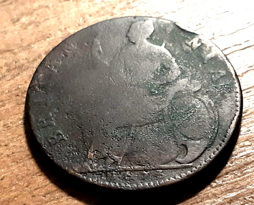 Charles halfpenny 1673 - halfpenny,