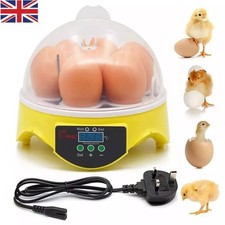 Egg Incubator Hatching Machine Breeder Portabel Chicken Eggs Hatcher for 7 Eggs