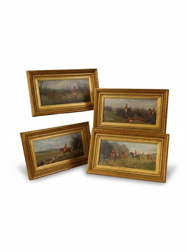Set four victorian - four, fox