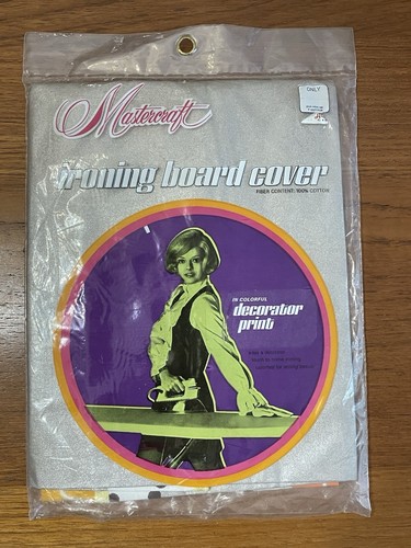 Vintage ironing board cover - ironing,