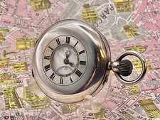 Half Hunter .Silver.  Gaydon & Son. 1890. UK. 1890 Orologio Pocket
