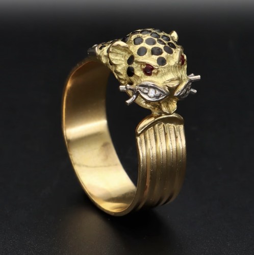 Vintage gold diamond - 18, ct