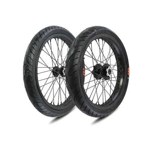Front tire rear wheel - front,