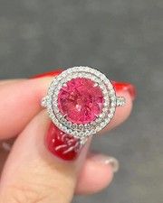 4.50 Ct Ct Round Pink Sapphire