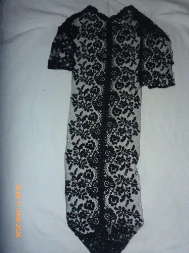 Antique victorian black lace - antique,