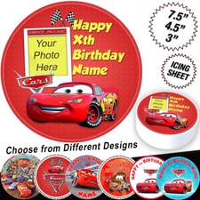 Cars Lightning Cake Topper