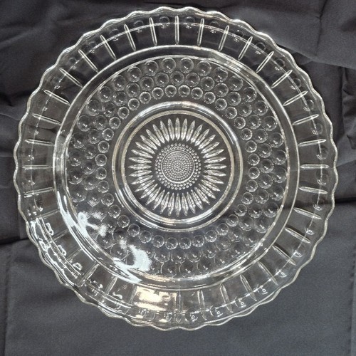 Federal glass footed cake - federal,