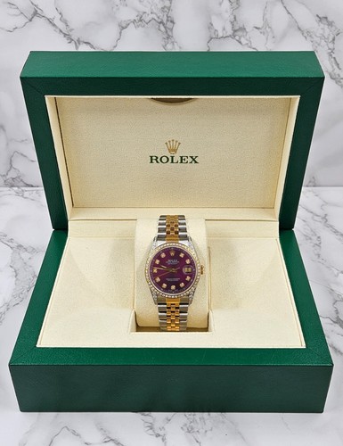 Rolex datejust 36mm steel - rolex,