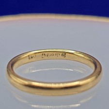 22ct Gold Band Ring
