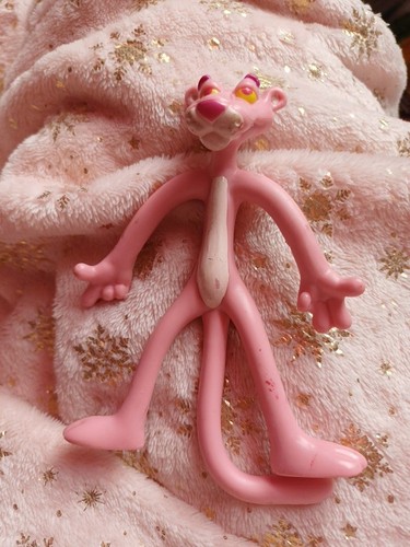 Vintage bendable posable pink - bendable,