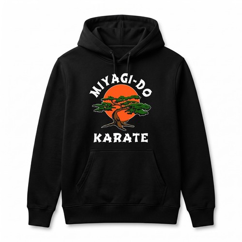 Miyagi karate hoodie cobra - karate,