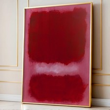 Mark Rothko Style Red & Pink