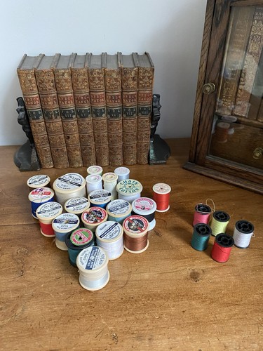 Vintage sewing thread - sewing, spool