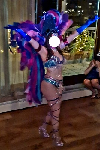 Full samba dance costume - full,