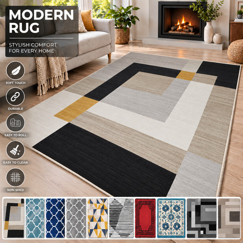 Modern large rugs - modern,