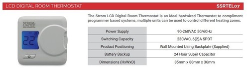 Lcd digital room - digital, thermostat