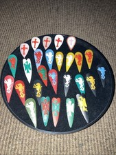 Vintage Timpo & Other English ??????? Crusader / Knights  Shields ?️
