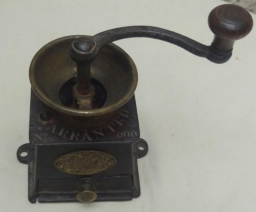 Antique coffee grinder mill - coffee,