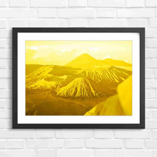 Javanese volcano range sunrise - volcano,