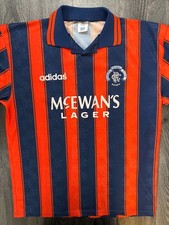 Original Adidas Rangers 1993/1994 Away Shirt Mens Large
