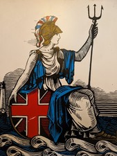 LARGE PATRIOTIC BRITISH SIGN -