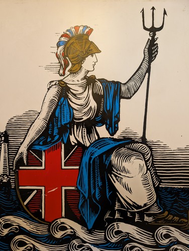 Large patriotic british sign - large,