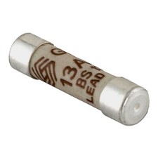 CARTRIDGE FUSE 13 AMP MAIN PLUG HOUSEHOLD DOMESTIC PLUG BROWN