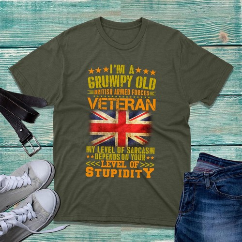 Grumpy old british armed - i'm,