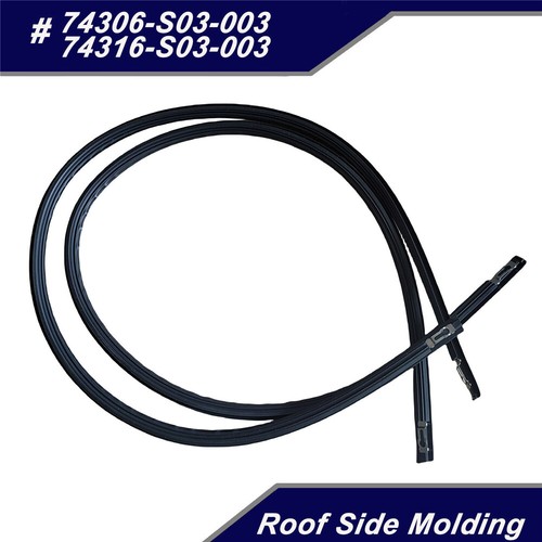 2pcs roof side molding - 2pcs,