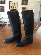 Sergio Grasso Ladies Black Leather Riding Boots, EU 39 (UK 6)