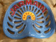 JARMAIN  HASELEY  VINTAGE   CAST  IRON  TRACTOR  IMPLEMENT   SEAT   COLLECTIBLES