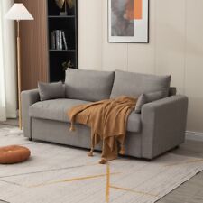 Modern 2/3 Seater Soft Fabric Deep Seat Sofa Settee with Under Storage