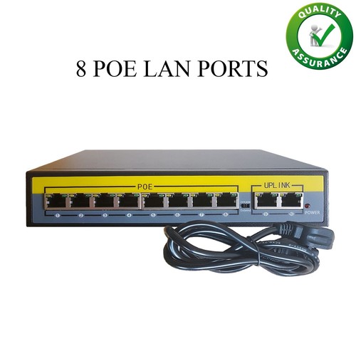 Poe channel switch - 8, ethernet