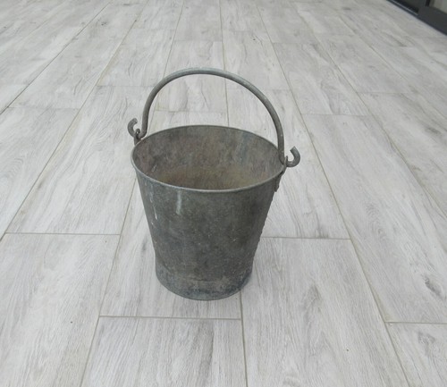 Vintage rusty galvanised metal