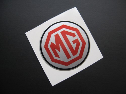 Wheel centre stickers - mg, a