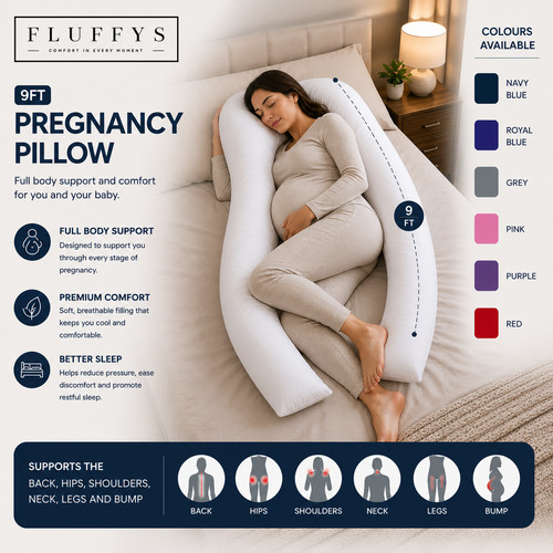 9ft comfort pillow - comfort, case