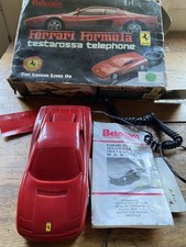 FERRARI FORMULA TESTAROSSA Telephone 1988 With Paperwork/Cord Untested