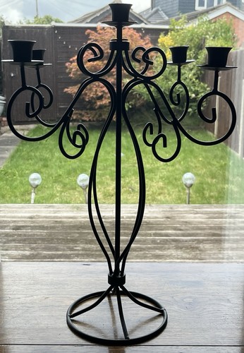 Movable black wrought iron - black,