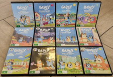 Bluey volumes dvd set - 1-12, pal